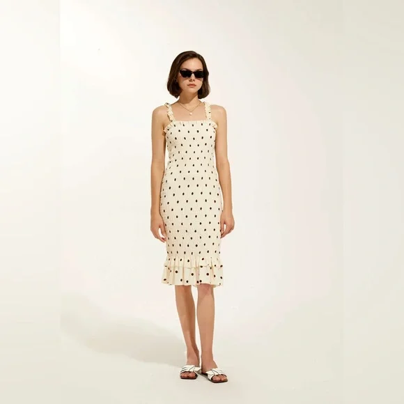 ruched top midi dress Spontaneity | Brown Bandeau Ruched Midi Dress